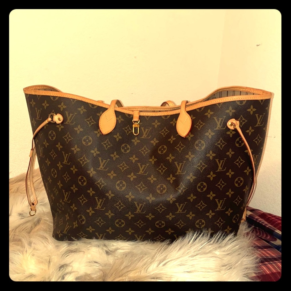 Louis Vuitton leather handbag